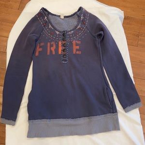 We The Free embroidered sweater